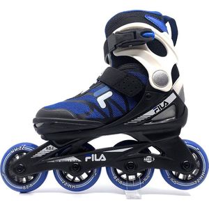 Fila - Verstelbare inline skates - J one - Maat 28-32 - Blauw - Zwart