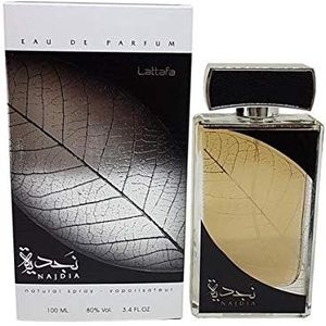 LATTAFA Najdia Silver Eau de Parfum 100 ml Man Opmerkingen: Bergamot, Citroengras, Citroen, Appel en Kaneel