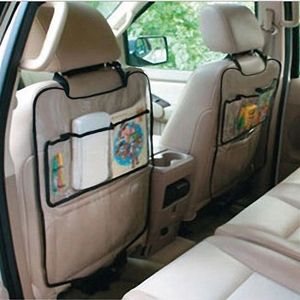 Auto Auto Seat Protector Back Cover Voor Kinderen Kick Mat Opbergtas Auto Styling Terug Car Seat Cover Organizer Houder