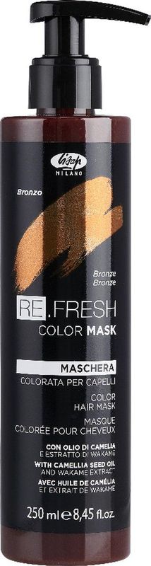 Lisap - Refresh Color Mask - Haarmasker - Bronze - 250ml