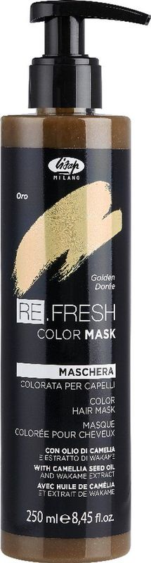 Lisap - Refresh Color Mask - Haarmasker - Goud - 250ml