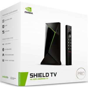 NVIDIA Shield TV Pro (16 GB, Android 9.0 (Pie)), Streaming box, Zwart