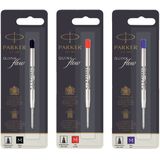 Parker 12 jottervullingen blauw medium
