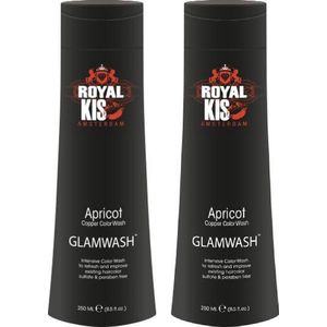 KIS ROYAL - GlamWash Apricot - 2 x 250ml