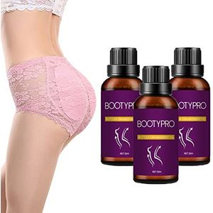 BootyPro Hip Lifting Massage Oil, BootyUp Hip Lifting Massage Oil, Plump Up Booty Enhancement Oil, Hiplift Buttocks Organic Essential Oil, Butt Firming Enhancement Essential Oil for Women (3Pcs)