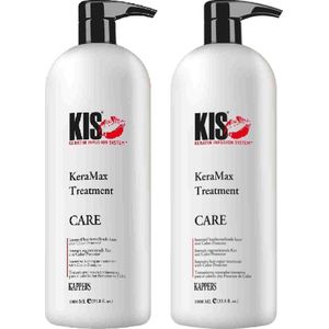KIS - Kappers KeraMax Treatment - 2 x 1000 ml - Haarmasker