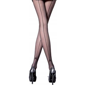 Fiorella - Naadkousen - Zwart - 20 Denier