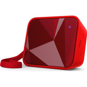 Philips Bt110r (8 h, Oplaadbare batterij), Bluetooth luidspreker, Rood