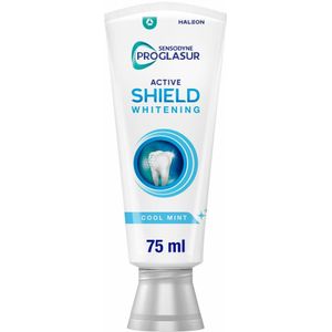 12x Sensodyne Tandpasta ProGlasur Active Shield Whitening 75 ml