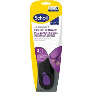 2x Scholl Balance Inlegzolen Peesplaatontsteking Large (Maat 42,5 - 45)