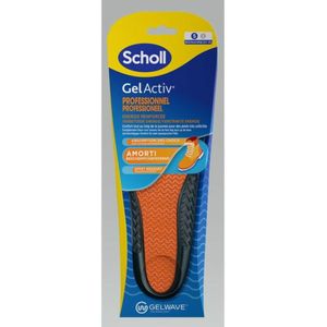 4x Scholl GelActiv Inlegzolen Work & Boot Small Maat 35.5-40.5 1 paar