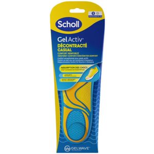 4x Scholl GelActiv Inlegzolen Casual Small Maat 35.5-40.5 1 paar