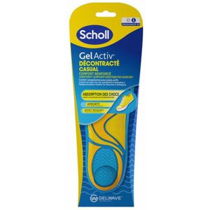 4x Scholl GelActiv Inlegzolen Casual Large Maat 41-46.5 1 paar