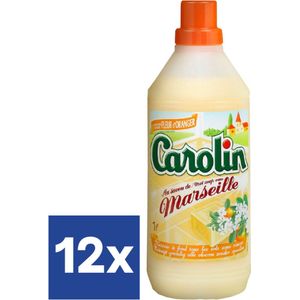 Carolin Marseille Oranjebloesem Vloerreiniger (Voordeelverpakking) - 12 x 1 l
