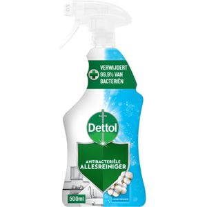 6x Dettol Power & Fresh Spray Katoenfris Allesreiniger 500 ml