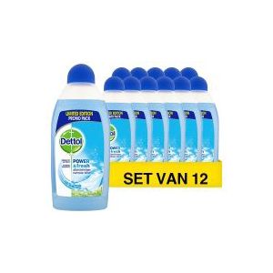12x Dettol Power & Fresh Allesreiniger Katoenfris 500 ml