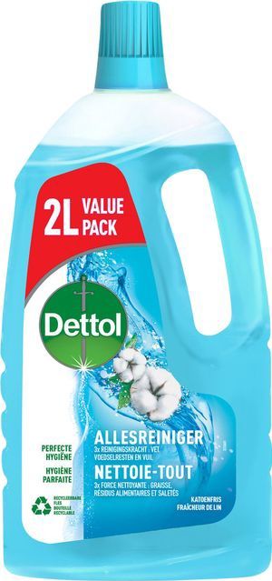 4x Allesreiniger Dettol Katoenfris 2L