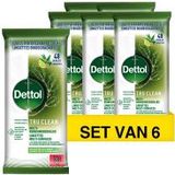 6x Dettol Reinigingsdoekjes Tru Clean Eucalyptus & Lime 48 stuks
