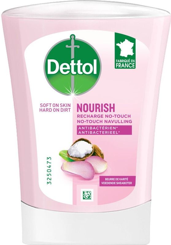 5x Dettol No Touch Wasgel Navulling Rozenwater & Sheabutter 250 ml