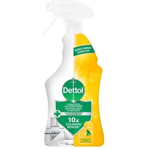 12x Dettol Antibacteriële Allesreiniger Spray Sprankelende Citroen 750 ml