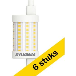 6x Sylvania R7S LED lamp | Staaflamp | 118mm | 4000K | 7.7W (60W)