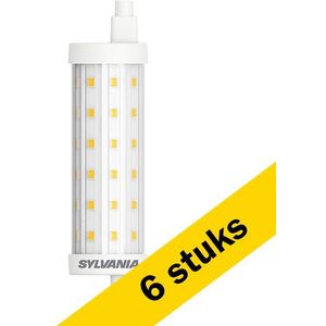 6x Sylvania R7S LED lamp | Staaflamp | 118mm | 2700K | 11W (100W)