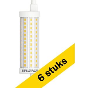 6x Sylvania R7S LED lamp | Staaflamp | 118mm | 2700K | Dimbaar | 15.5W (75W)