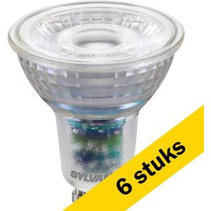 6x Sylvania GU10 LED spot | ES50 | 3000K | Dimbaar | 2.2W (50W)