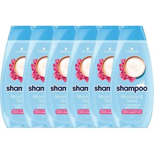Schwarzkopf Shampoo Moisture & Shine 6 x 400ml - Voordeelverpakking