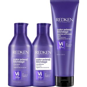 Redken - Color Extend Blondage Pakket - Shampoo + Conditioner + Masker - Voordeelpakket