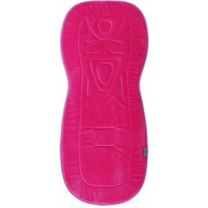 Bo Jungle - Inleg Kussen Buggy - Inlegkussen babyschommel - Omkeerbaar winter / zomer - Geschikt voor oa autostoel , draagmand , wieg - Geschikt voor 5-puntsgordel - Stroller Liner Roze