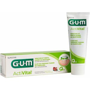 6x GUM Tandpasta ActiVital 75 ml