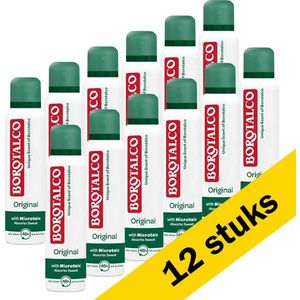 12x Borotalco deodorant spray intensive (150 ml)