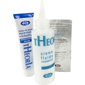 Lisap - Theoria Kleurstoffen shampoo - zonder ammoniak + Developer + Hair bad - #38 Violet Mahogany