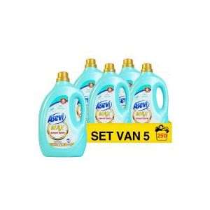 Asevi Vloeibaar Wasmiddel Max Sanitiser 2500 ml (5 flessen - 250 wasbeurten)
