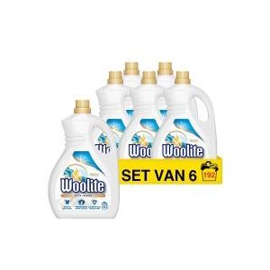 Woolite Vloeibaar Wasmiddel Wit 1,9 Liter (6 flessen - 192 wasbeurten)