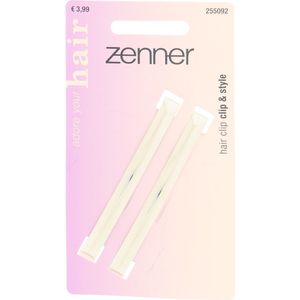 3x Zenner Klemspelden Zilver 2 stuks