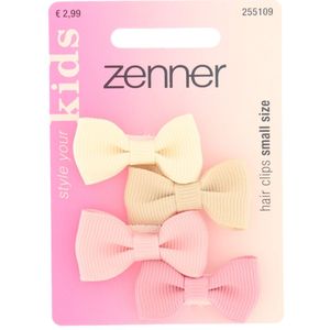 3x Zenner Kids Haarclip Strik Baby 4 stuks