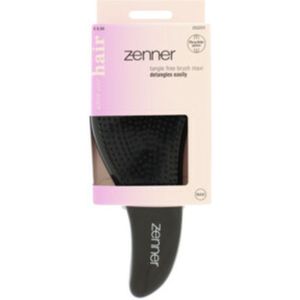 2x Zenner Haarborstel Tangle Free Maxi Zwart 1 Stuk