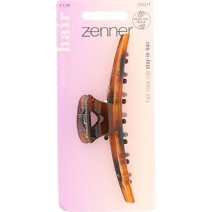3x Zenner Haarklem Stay in Hair Dun Bruin