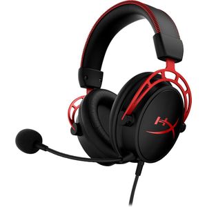 HyperX Cloud Alpha - Gaming Headset (Black-Red) (HX-HSCA-RD/EM) Bedraad Hoofdband Gamen Zwart, Rood