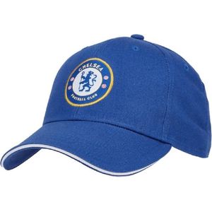 Chelsea FC Adult Super Core Baseball Cap (Royal Blue)