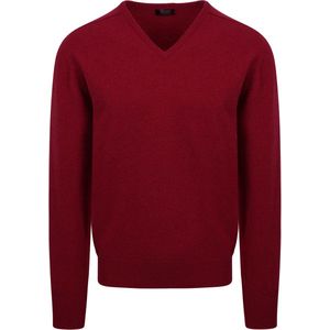 William Lockie V Lamswol Bordeaux - Heren - Pullovers