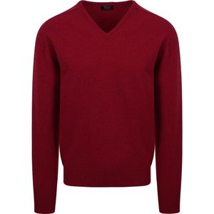 William Lockie V Lamswol Bordeaux - Heren - Pullovers
