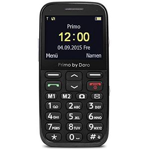 Primo 366 By Doro Mobiele Telefoon Met Grote Toetsen Met Tafellaadstation Zwart