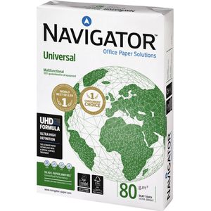 Navigator - Universal - Kopieerpapier - Wit - A4 - 80 gram - 5 x 500 vellen