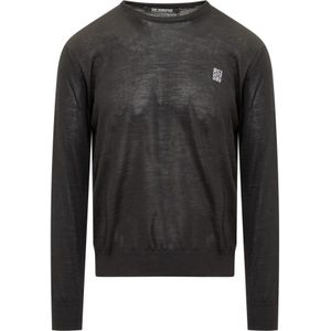 Raf Simons, Heren, Truien, Zwart, Maat: M