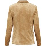 Helena Hart - Velours Kort Uni 7424uni - Blazer - Beige