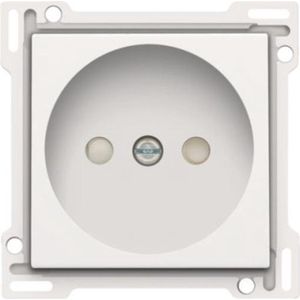 Niko toets stopcontact zonder aarding original white (101-66501)
