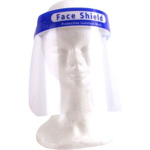 Gezichtsscherm - Transparant - Herbruikbaar - Foam Binnenkant